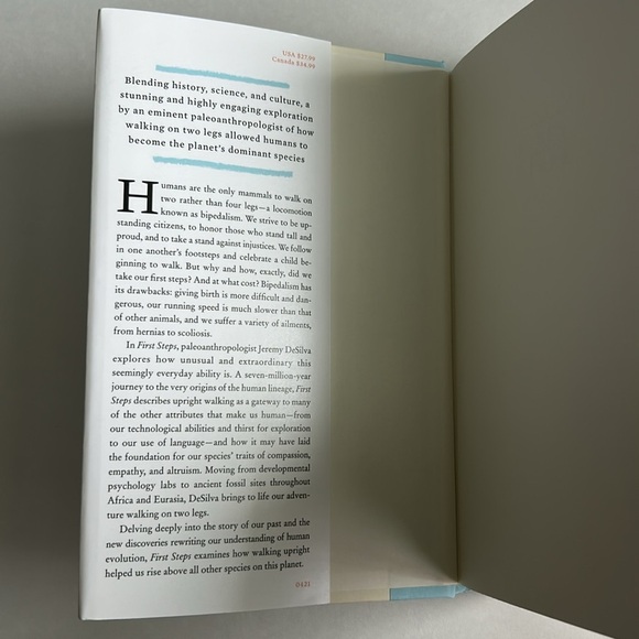 Brand New “First Steps: How Upright Walking Made Us Human” by Desilva, Jeremy - Picture 6 of 8